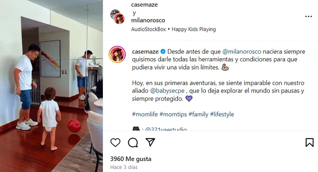 Cassandra Sánchez realizó publicidad con marca de pañales.   