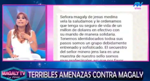 Magaly Medina denuncia a Jefferson Farfán por ser presunto ‘autor mediato’ de extorsión de muestra pruebas Magaly Medina denuncia a Jefferson Farfán por ser presunto ‘autor mediato’ de extorsión de muestra pruebas