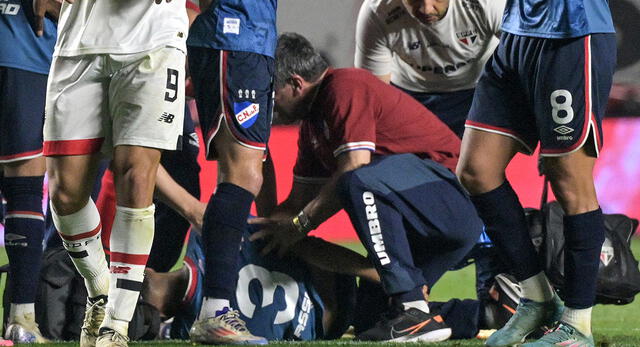 Juan Izquierdo se desmayó en pleno partido. / Foto: AFP.   