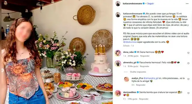 <em>Hija de Federico Salazar y Katia Condos cumplió 15 años. Captura: Instagram</em> <em>Hija de Federico Salazar y Katia Condos cumplió 15 años. Captura: Instagram</em>