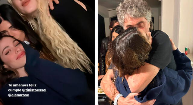 Los padres de Tini Stoessel estuvieron presentes en la reunión por su cumpleaños.   