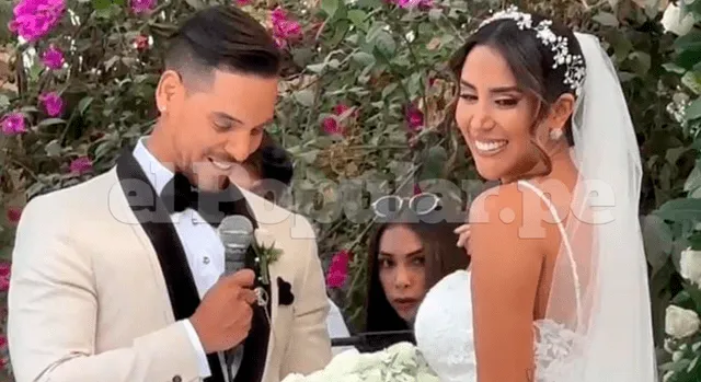 Así se desarrolló la boda de Melissa Paredes y Anthony Aranda.  