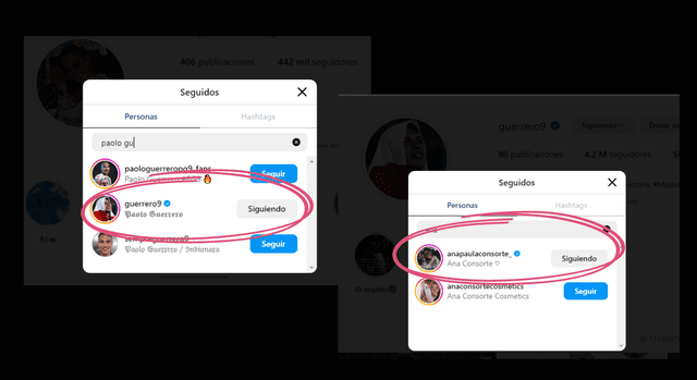 Paolo Guerrero y Ana Paula Consorte vuelven a seguirse en redes sociales.
