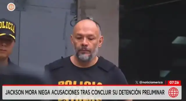 Jackson Mora rompe su silencio tras siete días de ser detenido por presunto robo de 10 millones de soles 
