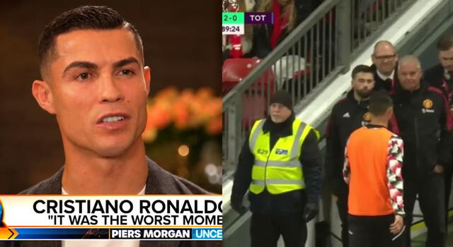 Cristiano Ronaldo no tenía una buena relación con el último DT del Manchester United. Crédito: Composición EP   
