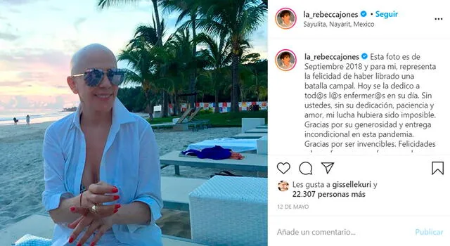 La actriz mexicana confirmó mediante Instagram el haber vencido el cáncer. 