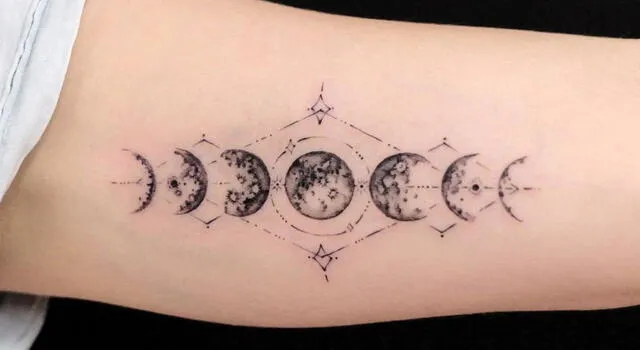 Significado Tatuaje Fases de la Luna ¡Te lo contamos aquí!