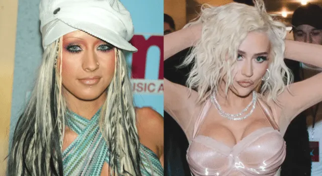  <strong>Christina Aguilera: antes y después</strong>.   