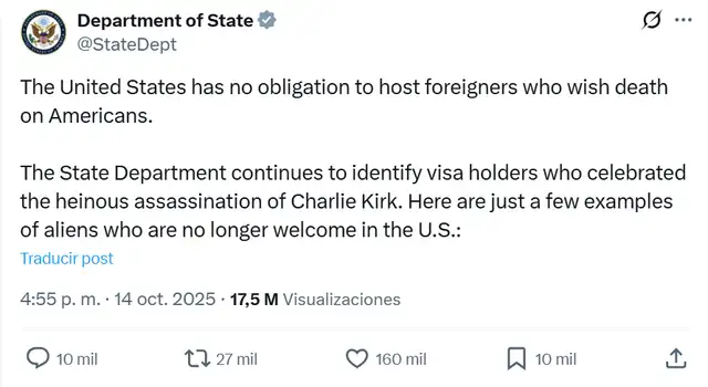 críticas a Charlie Kirk críticas a Charlie Kirk