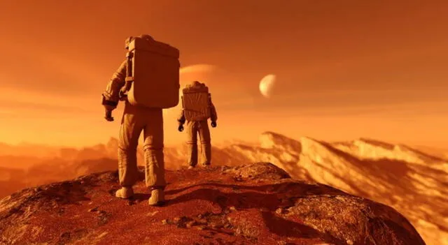 Un viaje a Marte puede tardar cerca de 400 días. 