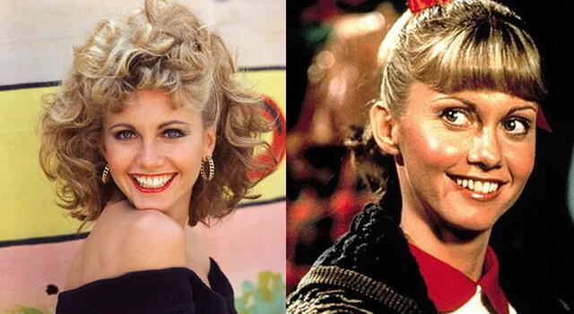  Olivia Newton-John interpretó a Sandy en Grease. Crédito:Composición El Popular.   