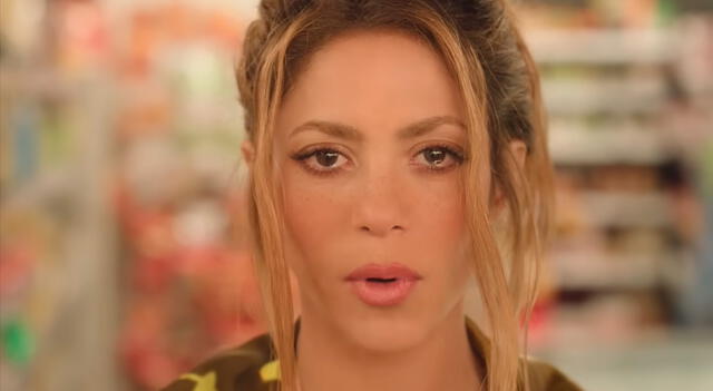 Shakira en el videoclip de Monotonía. Foto: Captura YouTube     