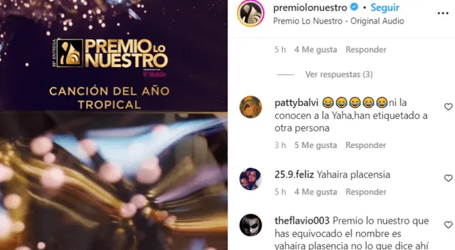 Autor: Instagram Premios Lo Nuestro   