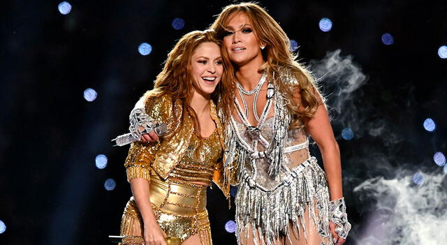  Shakira y JLo en el Super Bowl de 2020. Foto: Difuaisón 