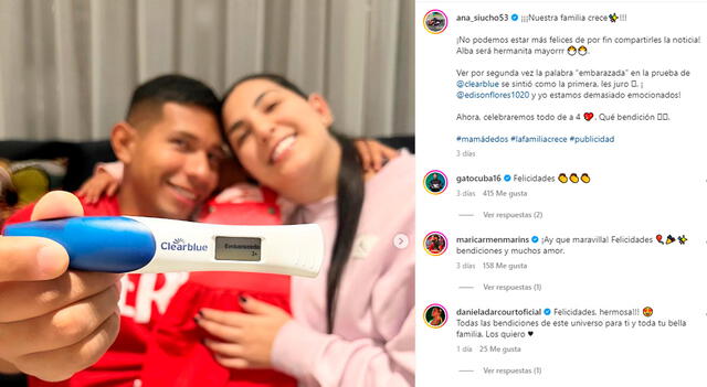  Edison Flores y Ana Siucho se convertirán en papá por segunda vez. Foto: Instagram 