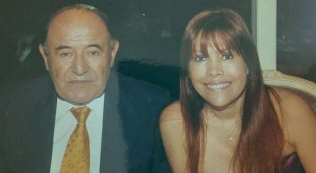  Magaly Medina y su papá Luis Medina. Foto: Difusión  