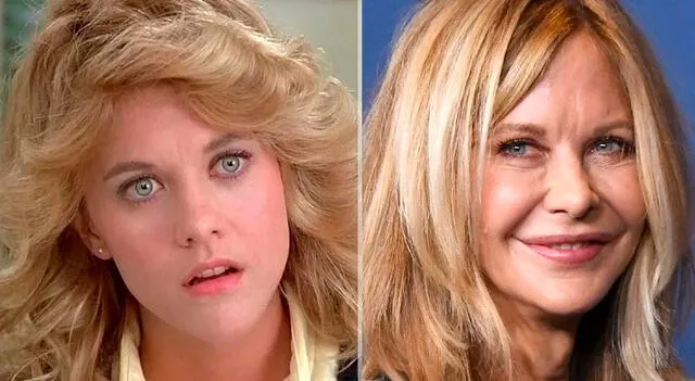 Meg Ryan antes y después.   