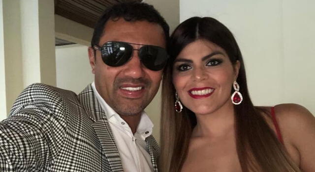  Chorri Palacios y su esposo Karla Quintana. Foto: Difusión   