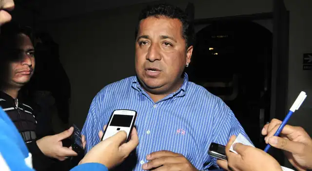  Toño Sosaya brindando declaraciones. Foto: Jenny Valdivia - GLR   