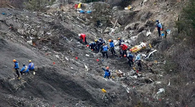  Restos del accidente aéreo del vuelo 9525 de Germanwings,   