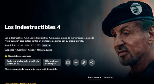 Amazon Prime, Los Indestructibles 4.