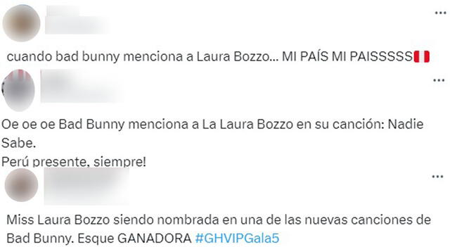 Laura Bozzo recibió el apoyo de los usuarios tras ser nombrada en la nueva canción de Bad Bunny.