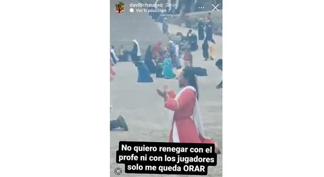  Hincha Israelita dejó un mensaje en su cuenta de Instagram   