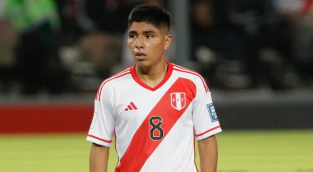 Piero Quispe en la Selección Peruana.   