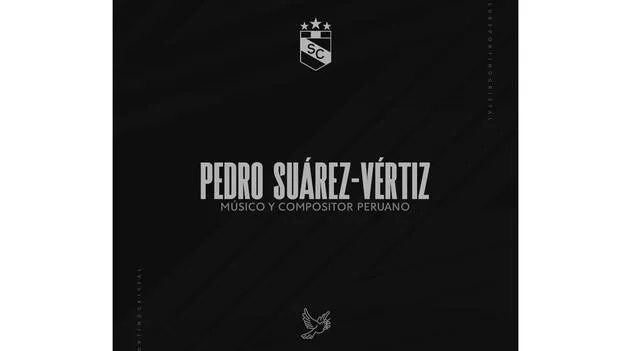 Mensaje de Sporting Cristal por fallecimiento de Pedro Suárez Vértiz