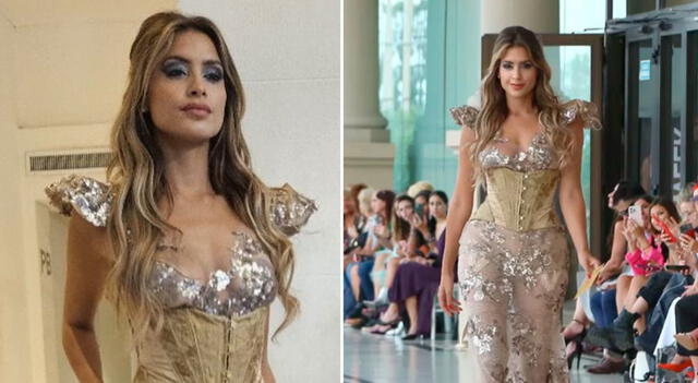 Milett Figueroa desfiló en Argentina Fashion Week.