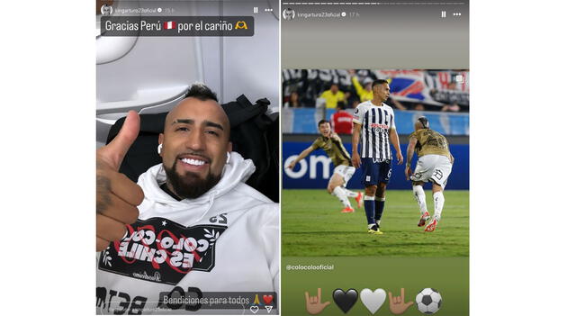 Así reaccionó Arturo Vidal en redes sociales    