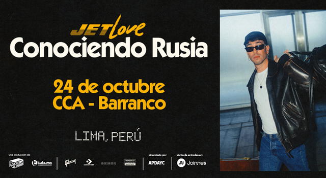 Conociendo Rusia se presentará en Centro de Convenciones Arena, en Barranco.  