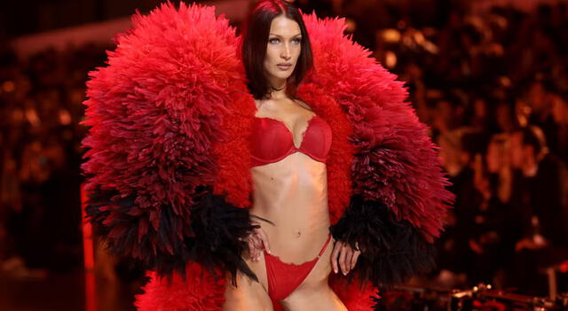  Bella Hadid en Victoria’s Secret Fashion Show. Foto: Difusión   