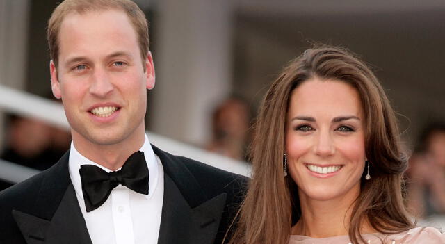 Kate Middleton y el príncipe William.  