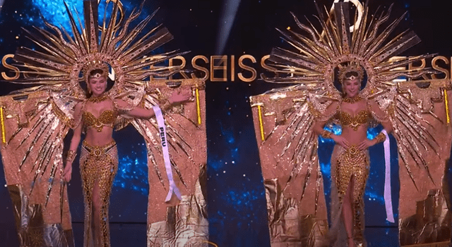  <strong>Tatiana Calmell en traje típico en Miss Universo 2024</strong>    