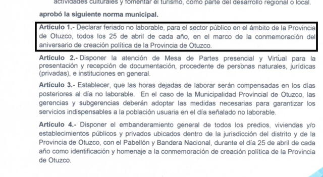 Confirman DÍA NO LABORABLE para el 25 de abril: descubre si podrás acceder al nuevo FERIADO LARGO, según El Peruano Confirman DÍA NO LABORABLE para el 25 de abril: descubre si podrás acceder al nuevo FERIADO LARGO, según El Peruano