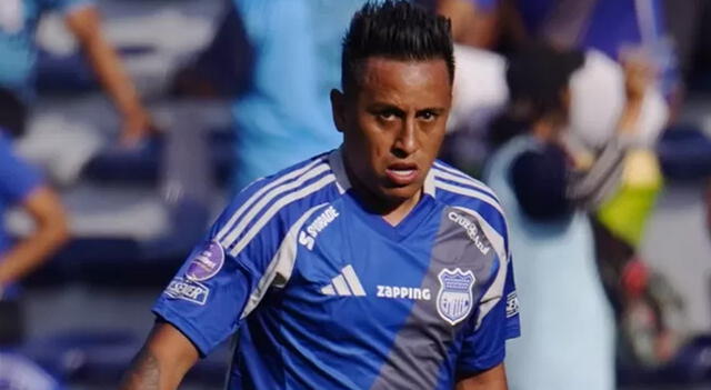 Christian Cueva en Emelec. Christian Cueva en Emelec.
