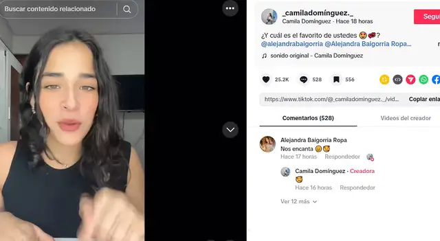 Camila Domínguez se convirtió en imagen de la marca de Alejandra Baigorria.  