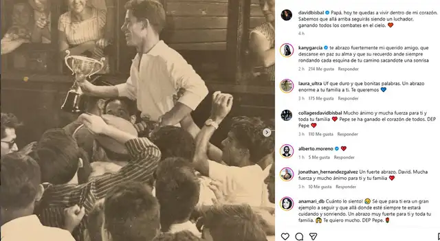 Papá de David Bisbal fallece a los 84 años de edad.  