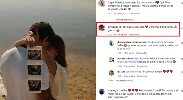 Mamá de Hugo García comentó sobre el embarazo de Isabella Ladera.  