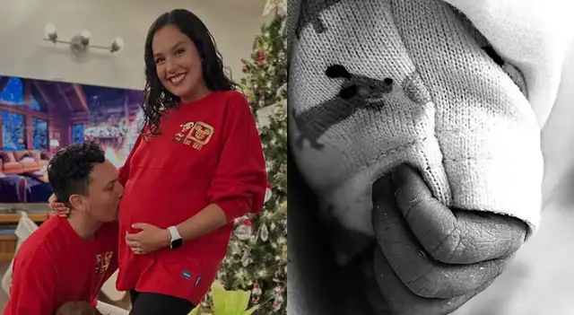 Ana María Estupiñán compartió en sus redes sociales que ya tiene en sus brazos a su bebé.  