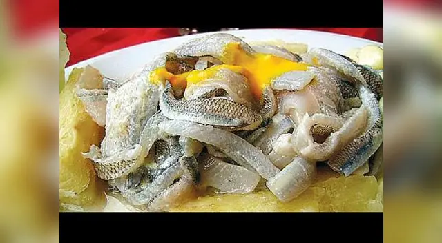 Tiradito de pejerrey.