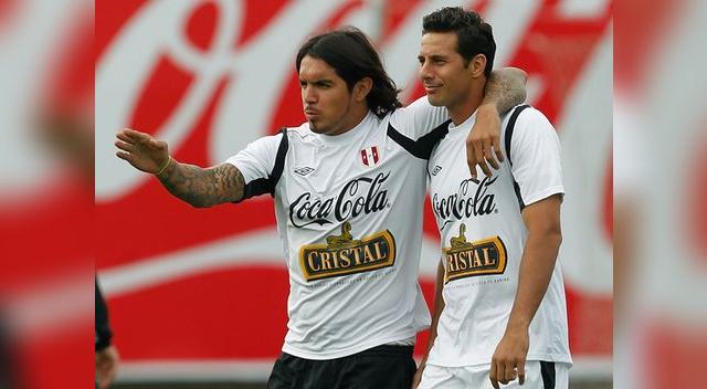 Juan Manuel Vargas y Claudio Pizarro.