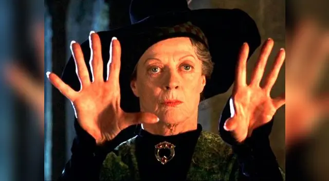 Maggie Smith, la profesora McGonagall en Harry Potter.