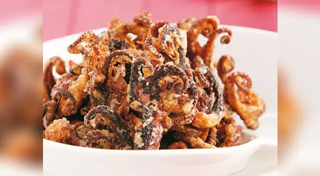 Chicharrón de pulpo.