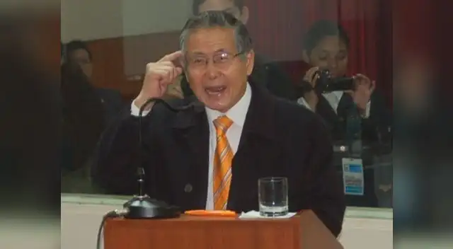 Fujimori pidió hablar con Raúl Vargas, Director de Noticias de RPP. Imagen corresponde a su defensa en el juicio realizado en el Perú.