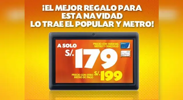 Tablet Funtek de El Popular. Tablet Funtek de El Popular.