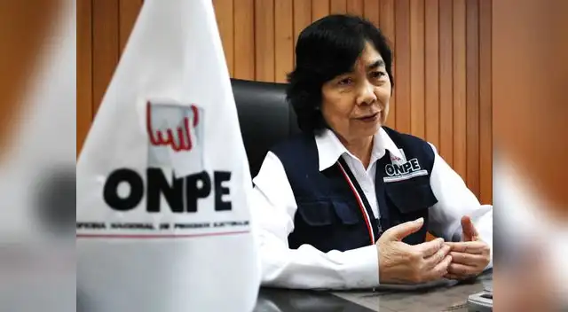 Magdalena Chú, Jefe de la Oficina Nacional de Procesos Electorales (ONPE).