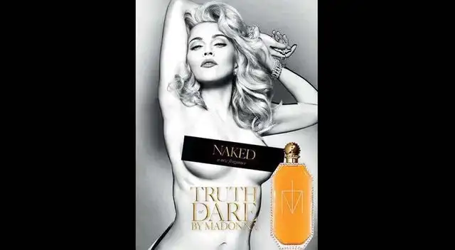 Madonna se desnudó en campaña de nuevo perfume