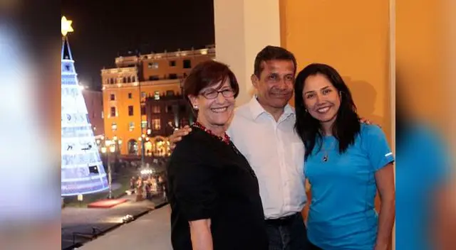 Por la noche, Humala limó asperezas con Susana Villarán. Inauguraron árbol navideño.